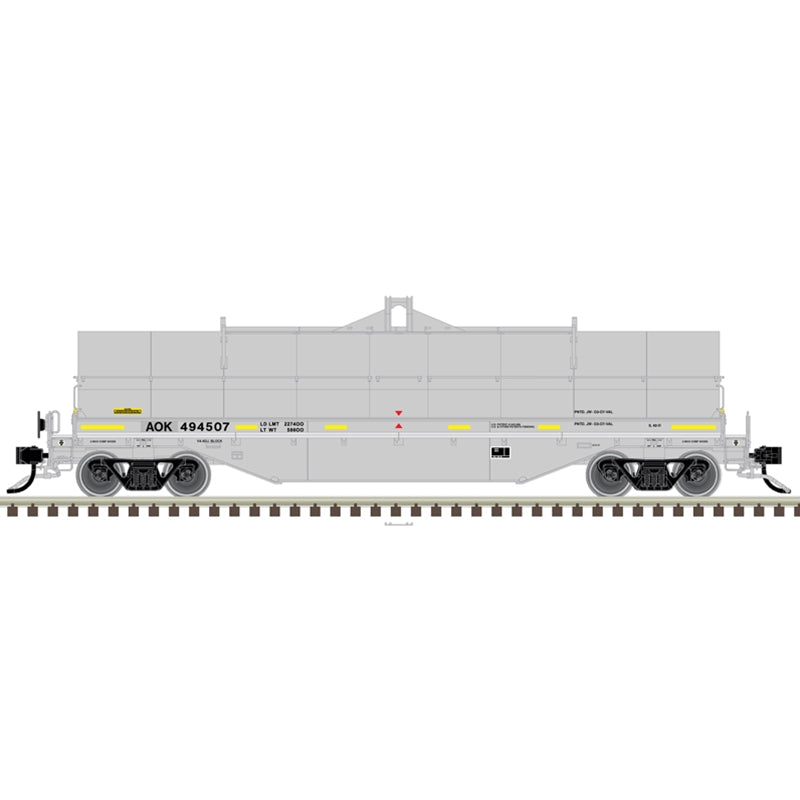 PREORDER Atlas 20007448 42' Coil Steel Car with Fishbelly Side Sill - Ready to Run - Master¨ -- Arkansas-Oklahoma AOK