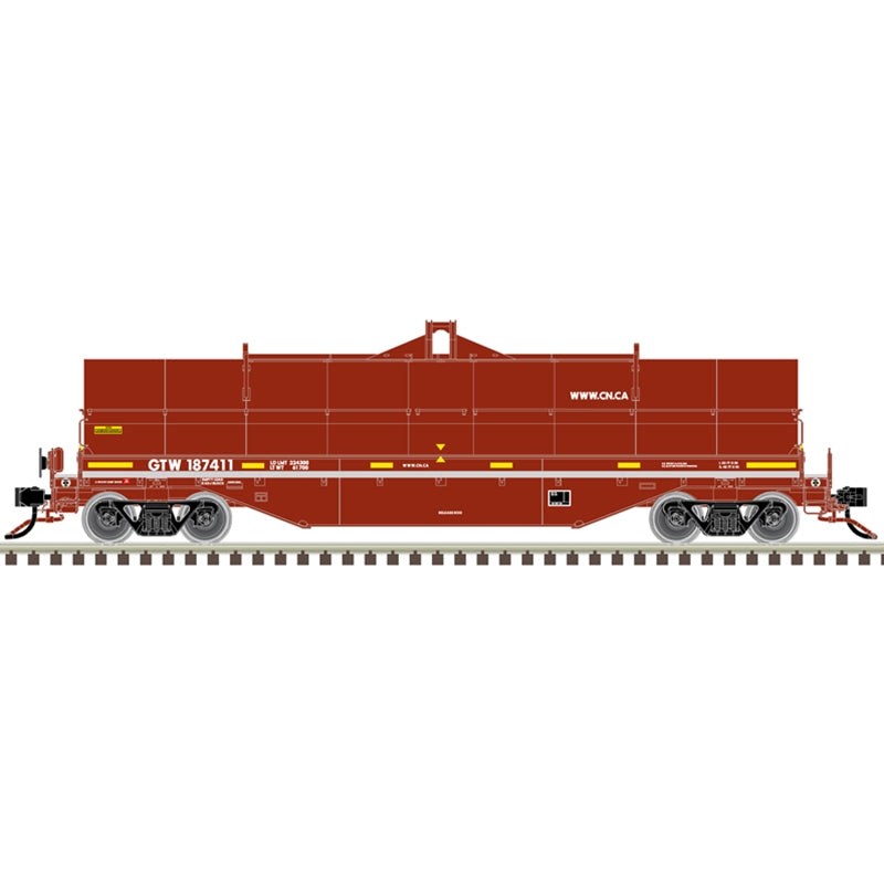 PREORDER Atlas 20007454 42' Coil Steel Car with Fishbelly Side Sill - Ready to Run - Master¨ -- Grand Trunk Western