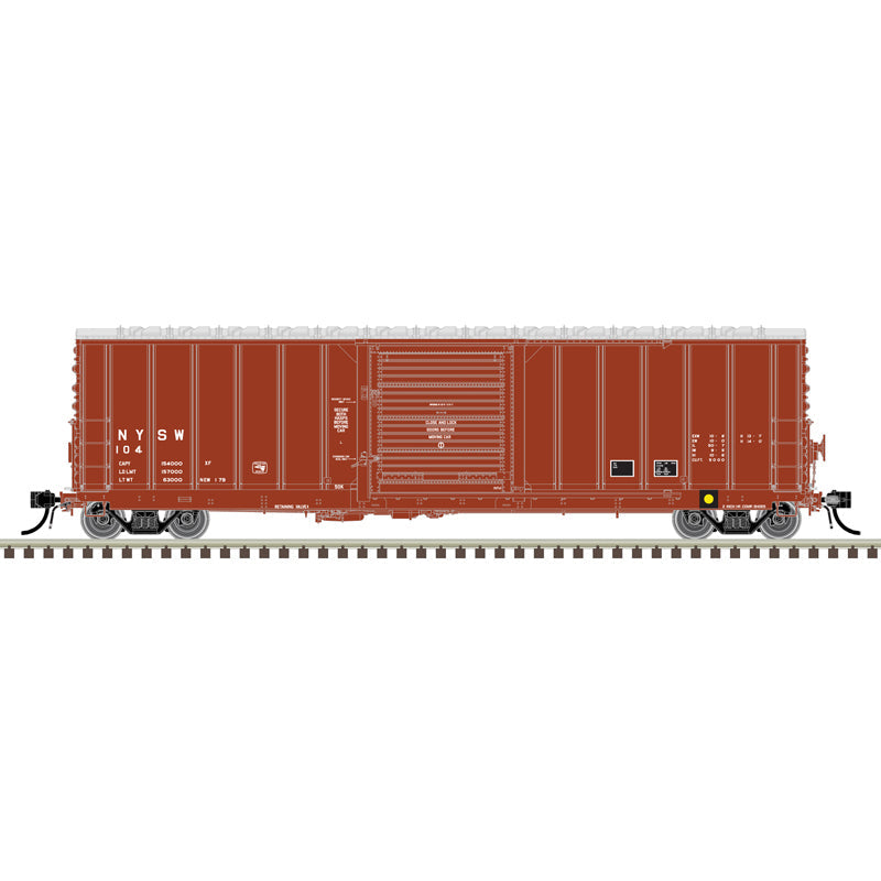 Atlas 20007550 HO CNCF 5000 50' Boxcar - Ready to Run - Master(R) -- New York, Susquehanna & Western