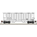 Atlas Master Line HO 20007689 Portec 3000 2-Bay Covered Hopper, Chicago Freight Car Leasing CRDX