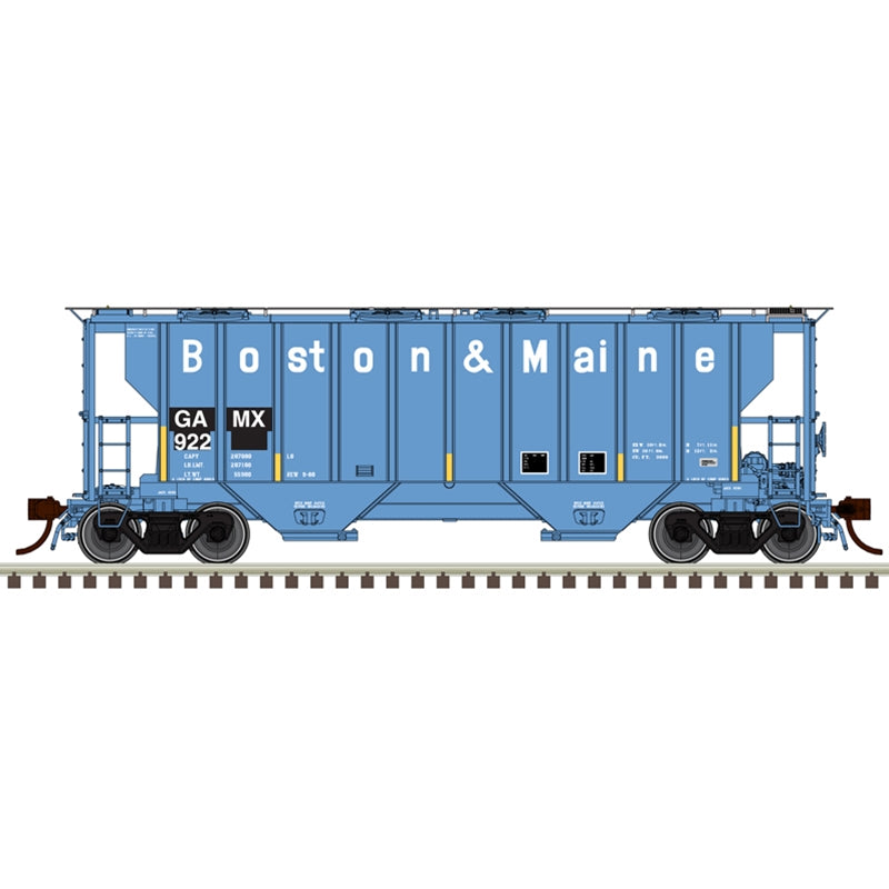 PREORDER Atlas Master Line HO 20007694 Portec 3000 2-Bay Covered Hopper, General American de Mexico GAMX