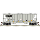 PREORDER Atlas Master Line HO 20007696 Portec 3000 2-Bay Covered Hopper, Norfolk Southern