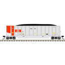 Atlas Trainman HO 20007722 Aluminum Coal Gondola, Kansas City Power & Light