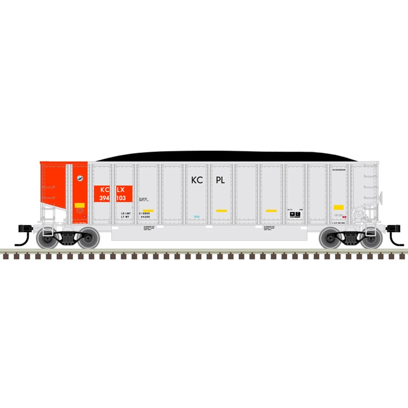PREORDER Atlas Trainman HO 20007723 Aluminum Coal Gondola, Kansas City Power & Light KCLX