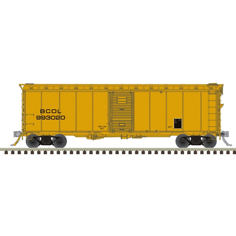 PREORDER Atlas Master Line HO 20007907 40' Minibox Boxcar, British Columbia BCOL