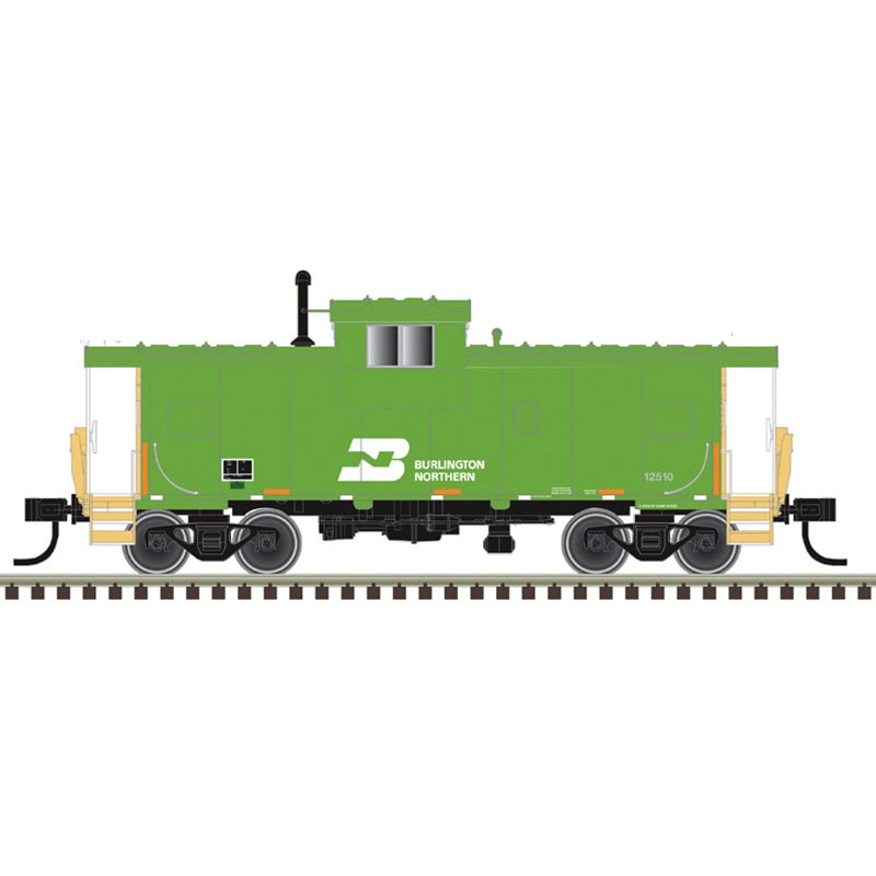 PREORDER Atlas Master Line HO 20007932 International Extended Vision Caboose, Burlington Northern