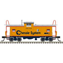 Atlas Master Line HO 20007934 International Extended Vision Caboose, Chessie System-C&O