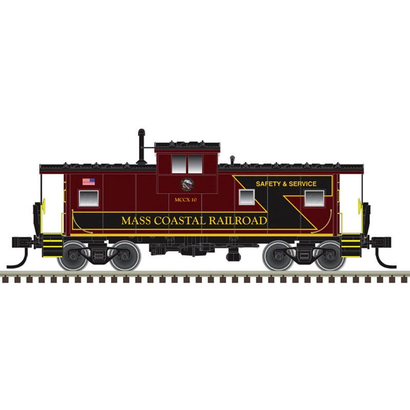 PREORDER Atlas Master Line HO 20007942 International Extended Vision Caboose, Mass Coastal