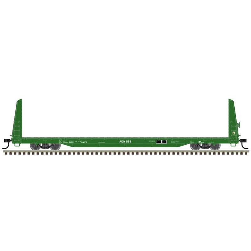 PREORDER Atlas Trainman HO 20007947 62' Short Bulkhead Flat Car, Ashley Drew & Northern