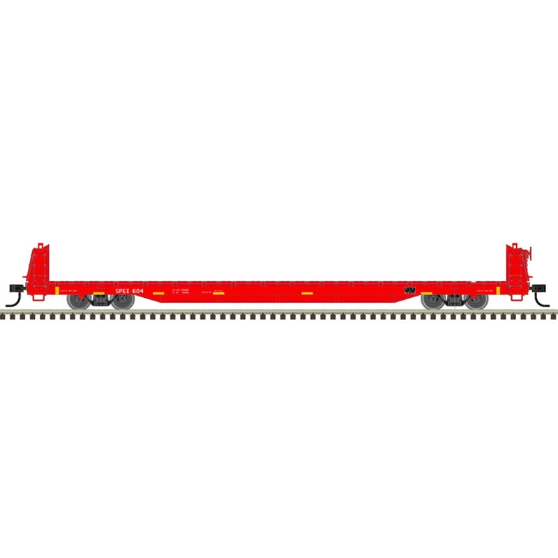 PREORDER Atlas Trainman HO 20007966 62' Short Bulkhead Flat Car, Southern Parts & Equipment