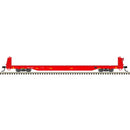 Atlas Trainman HO 20007965 62' Short Bulkhead Flat Car, Southern Parts & Equipment