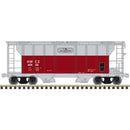 PREORDER Atlas HO 20008176 PS-2 2-Bay Covered Hopper, Haliburton HWCX