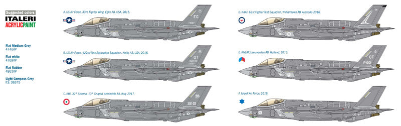 Italeri 2506 - SCALE 1 : 32 F-35 A LIGHTNING II