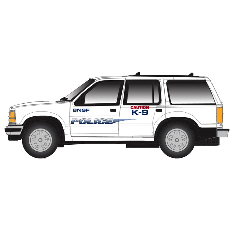 PREORDER Atlas HO 30000156 1993 Ford Explorer, BNSF Railway Police | 24.26