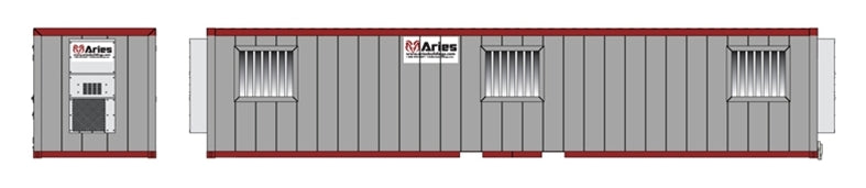 Atlas HO 70000229 Mobile Office Container, Aries