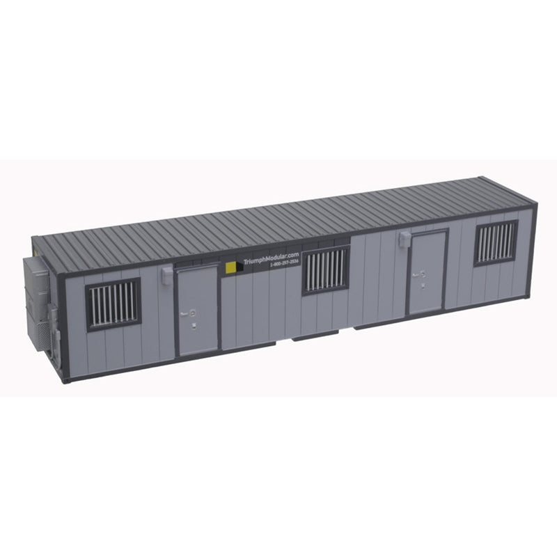 Atlas 70000230 40' Mobile Office Container - Assembled -- 40' Mobile Office Container - Assembled -- Triumph, HO Scale