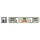 PREORDER Atlas N 70000308 40' Mobile Office Container, Assembled, BNSF Railway(tan, white)