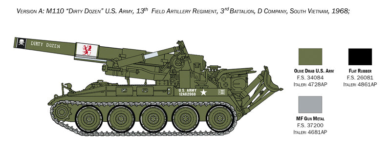 Italeri 6574 - SCALE 1 : 35 M110