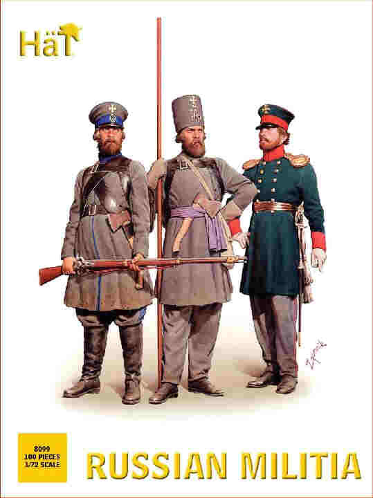 Hat Industries 8099 Napoleonic Russian Militia 1:72