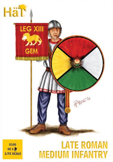 Hat Industries 8100 Late Roman Medium Infantry 1:72