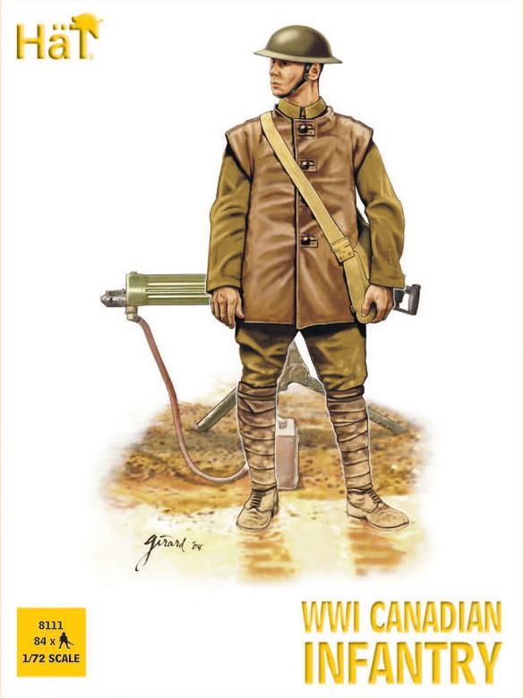Hat Industries 8111 WW-I Canadian Infantry 1:72