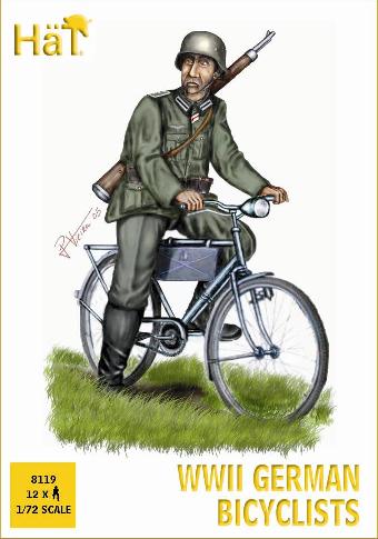 Hat Industries 8119 WW-II German Bicyclists 1:72
