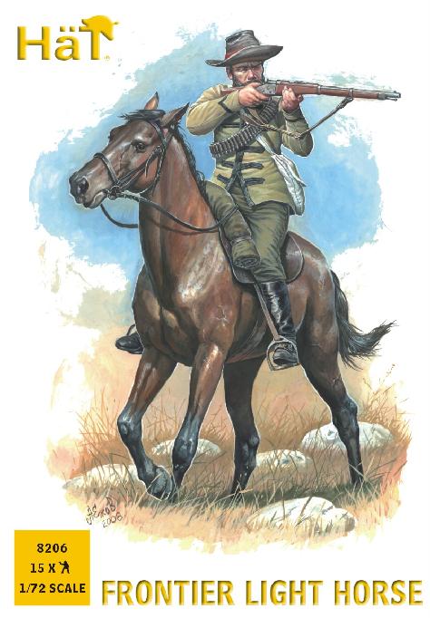 Hat Industries 8206 Frontier Light Horse 1:72