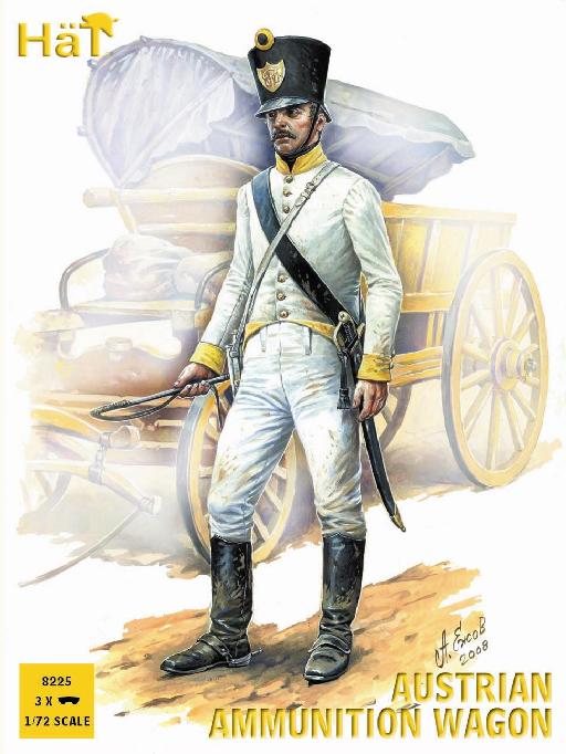 Hat Industries 8225 Napoleonic Austrian Wagon 1:72