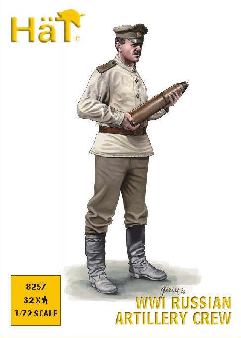 Hat Industries 8257 WW-I Russian Artillery Crew 1:72