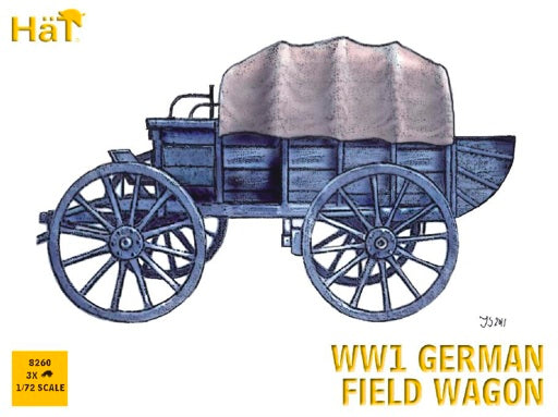 Hat Industries 8260 WW-I German Field Wagon 1:72