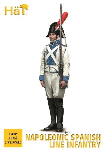 Hat Industries 8302 Nap Spanish Line Infantry 1:72
