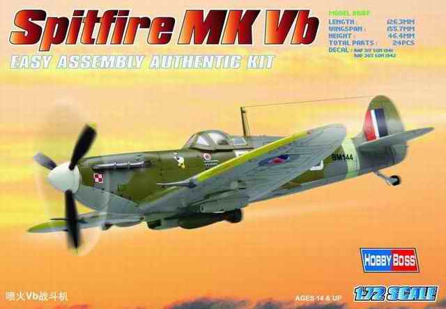 Hobby Boss 80212 Spitfire Mk.Vb 1:72