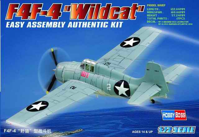 Hobby Boss 80220 F4F-4 Wildcat 1:72