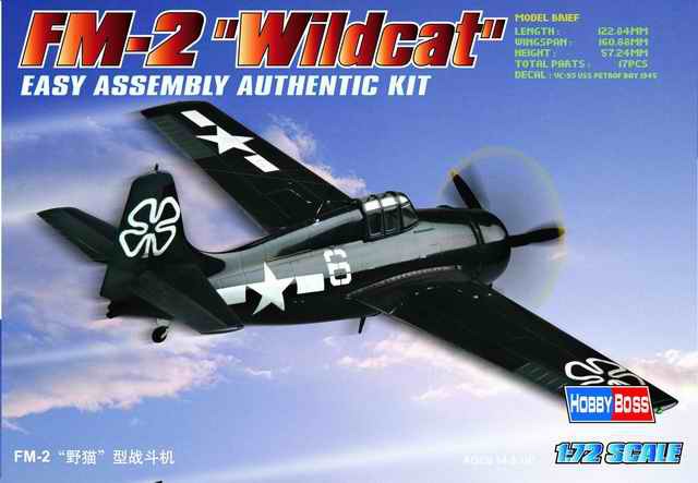 Hobby Boss 80222 Fm-2 Wildcat 1:72