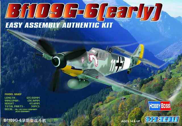 Hobby Boss 80225 Bf-109G-6 Early 1:72