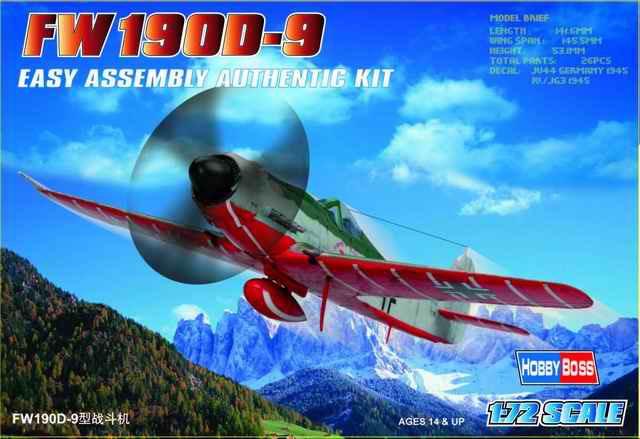 HobbyBoss 80228 Focke Wulf Fw-190D-9 1:72