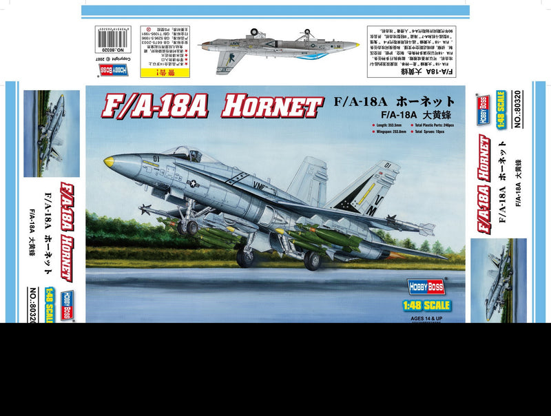 Hobby Boss 80320 F/A-18A Hornet 1:48