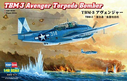 Hobby Boss 80325 Tbm-3 Avenger Torpedo Bom 1:48