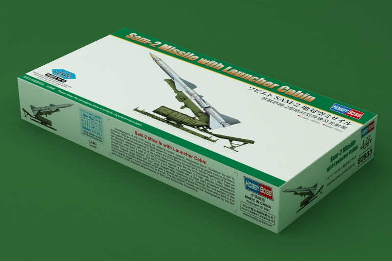 Hobby Boss 82933 Sam-2 Missile w/Launcher Cabin 1:72