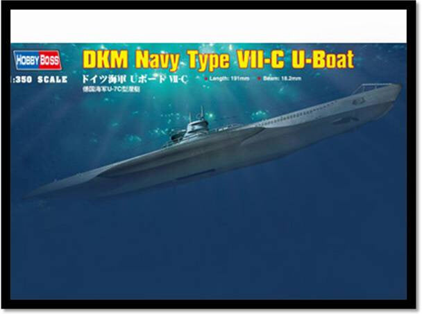 Hobby Boss 83505 Dkm Navy Type Vii-C U-Boat