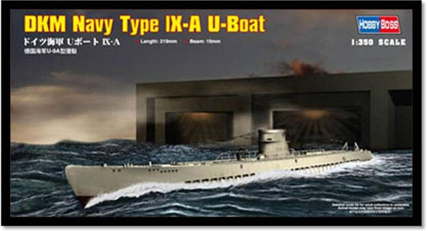 HobbyBoss 83506 DKM NAVY TYPE IX-A U-BOAT 1:350