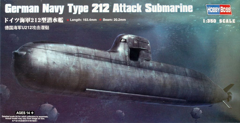 Hobby Boss 83527 German Type 212 Sub 1:350