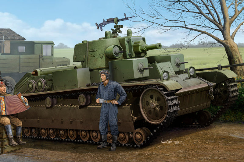 Hobby Boss 83855 Soviet T-28 Med Tank 1:35