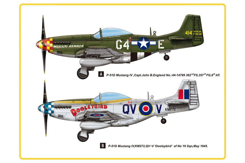 Hobby Boss 85802 P-51D Mustang Iv Fighter 1:48