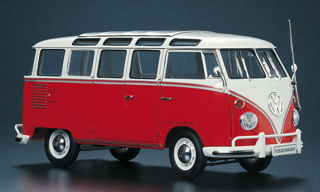 Hasegawa Models 21210 Volkswagen Type 2 Microbus “1963” 23 windows 1:24 SCALE MODEL KIT