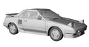 Hasegawa Models 21151 Toyota MR2 (AW11) Early model G-Limited (Moonroof) 1:24 Scale Model Kit