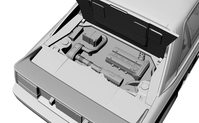 Hasegawa Models 21151 Toyota MR2 (AW11) Early model G-Limited (Moonroof) 1:24 SCALE MODEL KIT