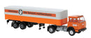 PREORDER Brekina HO 82260 Henschel F161 Tractor with Covered Low-Side Trailer, Vermey de Bruyn | 51.29