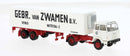 PREORDER Brekina HO 82263 Henschel F221S Tractor with Reefer Trailer, Van Zwamen | 53.99
