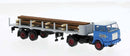 PREORDER Brekina HO 82264 Henschel F221S Tractor with Stake Flatbed Trailer & Pipe Load, G&G | 53.99